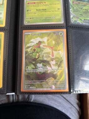 Caterpie 172/165 Scarlet & Violet 151 Illustration Rare Full Art Card